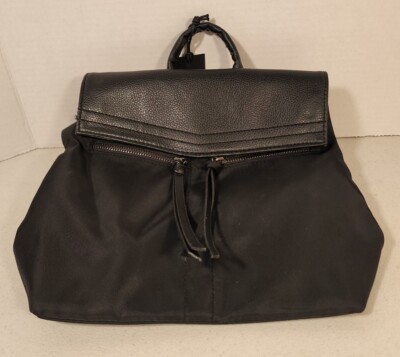 Botkier New York Trigger Mini Black Backpack Purse Botkier Black Backpack New York Trigger Mini Nylon Leather  main image 4