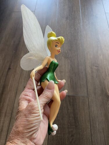 RARE Disney Christmas Collection Tinkerbell Tree Topper FAIRY WINGS LIGHT UP - Picture 5 of 9