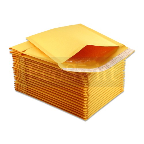 50 buste imbottite #T 5x6 EcoSwift autosigillanti buste spedizione bolle Kraft - Foto 6 di 6