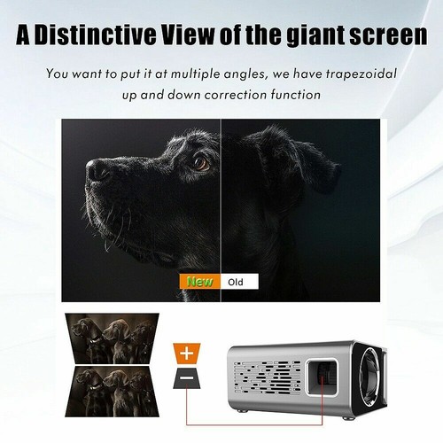 Portable T6 Mini Projector HD 1080P LED Multimedia Home Theater USB AV VGA - Picture 9 of 28