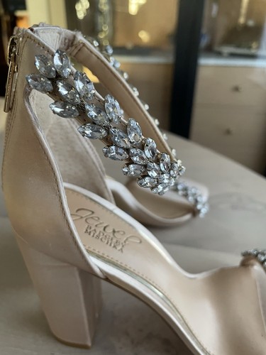 Sandali da sposa Jewel Badgley Mischka nuovi senza scatola taglia 7 - Foto 6 di 9