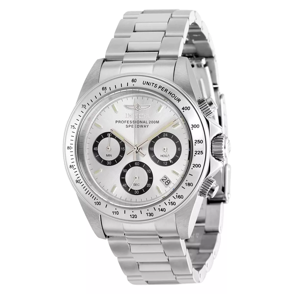 Invicta speedway sales stainless steel watch