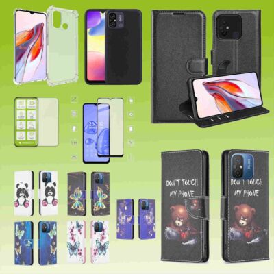 Für Xiaomi Redmi 11A / 12C / Poco C55 Schutz Handy Tasche Etuis Hülle AUSWAHL