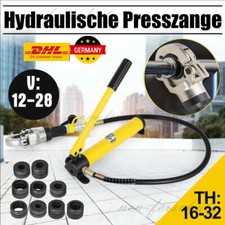 6 T Hydraulische Presszange V12-28 TH16-32 Schlauch 360&deg; Pressbacken Crimpzange