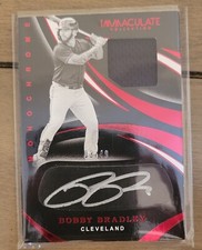Bobby Bradley 2020 Immaculate Monochrome RPA Rookie Patch RC Auto /49