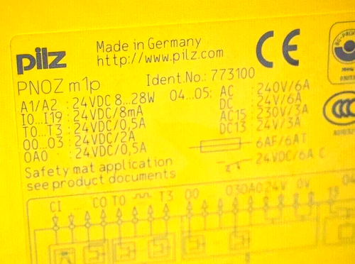 Pilz PNOZ M1P 773100 Sicherheitsrelais 773100. - Bild 4 von 4