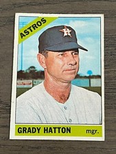 1966 Topps Grady Hatton #504 Houston Astros
