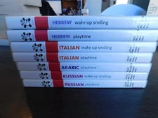 Little Pim Fun with Languages DVDs Lot of 7 Hebrew, Italian, Arabic, Russian