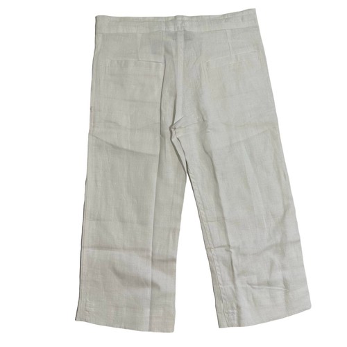 NWT Island Importer White Linen Riviera Pants Boys 4 - Picture 4 of 7