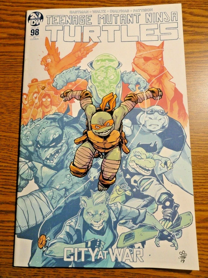 Teenage Mutant Ninja Turtles #98 Dialynas 1:10 Variant Cover Eastman 1st Pr IDW - Photo 1/1
