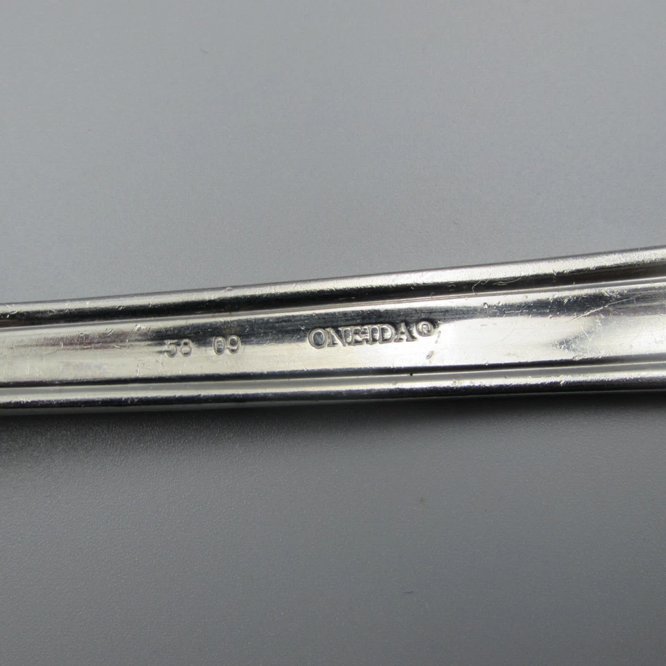 Oneida Stainless Flatware ETAGE Teaspoons - Set of SIX Spoons * - Image 3 of 3