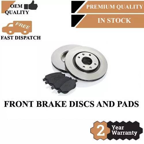 FRONT BRAKE DISCS AND PADS FITS  BMW FR 312 * 5 VENTED 27051263 - Picture 1 of 1