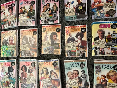 Die Zeit deines Lebens - GEBURTSTAGSKARTE - mit DVD - Wählen Sie Ihr Jahr 1936-1995