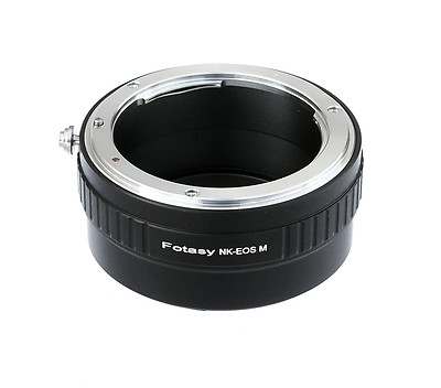Nikon Non-Ai AIS Lens to CANON EOS M EF-M Mirrorless Camera M5 M6 M100 Adapter