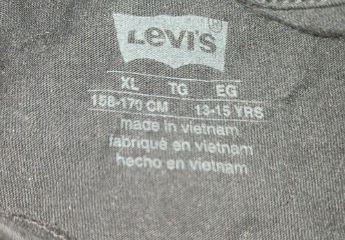 Levi's Junior's Graphic Tees, Classic Fit Black XL - Picture 4 of 4