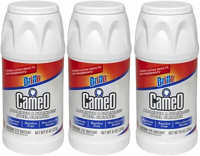 #ad Cameo Cleaner Perfect on Aluminum Stainless Steel No Scratch Formula 10 Ounce... $20.05