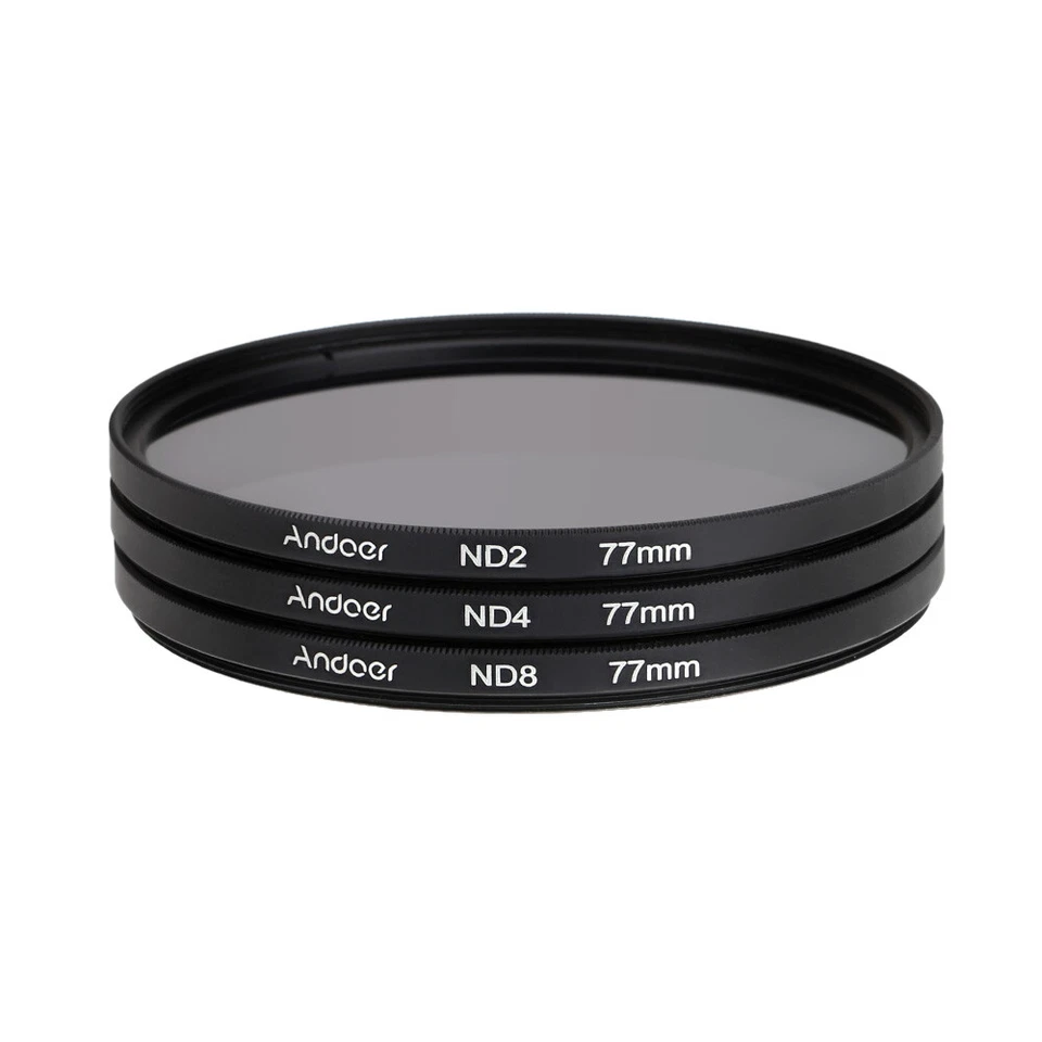 77mm Fader Filter Kit Neutral Density Photography Filter Set (ND2 C2L8 - Image 3 of 4