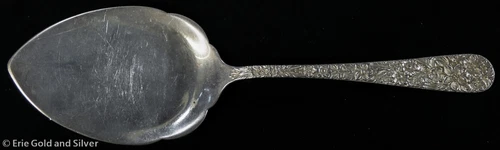 Repousse by S. Kirk & Son 9.5" Sterling Silver Cake Pie Server Serving Lifter