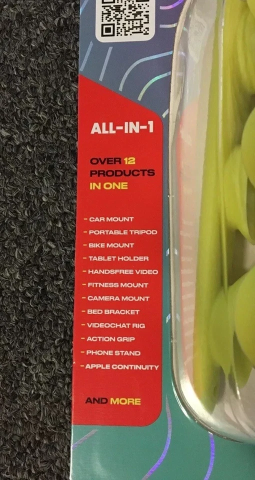 NUEVO Tenikle Pro Trípode Flexible Flexible Ventosa Cámara y Teléfono Montaje Amarillo Foto 3 de 4