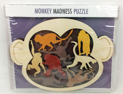 Monkey Madness Puzzle Brainteaser Make All The Pieces Fit Constantin Puzzles