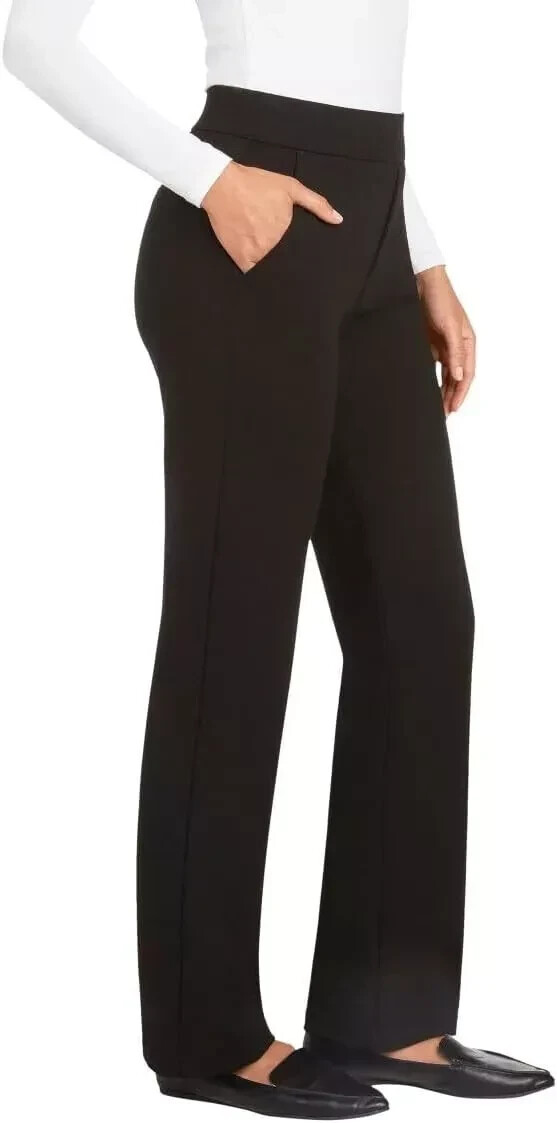 chinese dress ladies Matty M Women's High-Rise Comfort Office Dress Pants Elastic Waist Pul