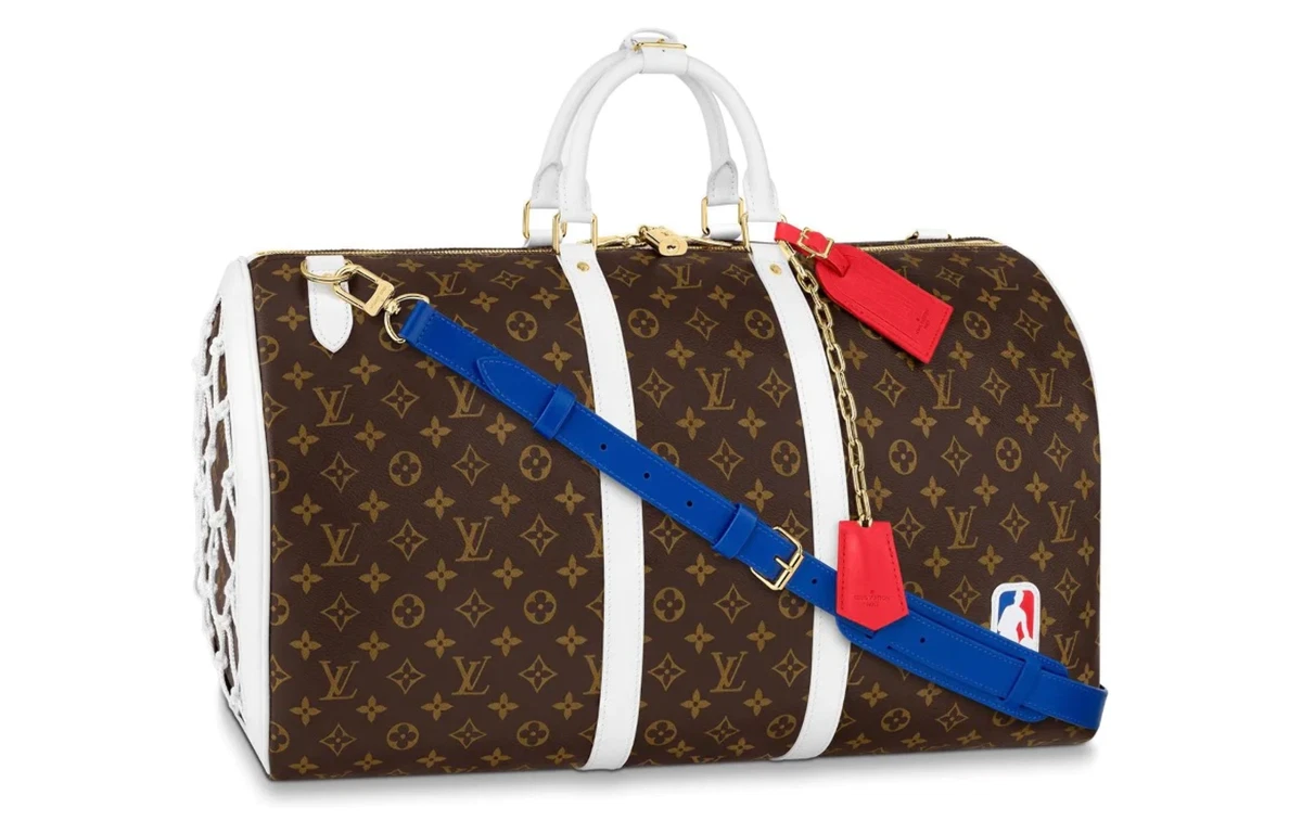 Louis Vuitton x NBA Basketball Keepall 55 Monogram in Coated