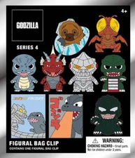 Monogram International - Godzilla Series 4 Figural 3D Bag Clip - YOU CHOOSE!!