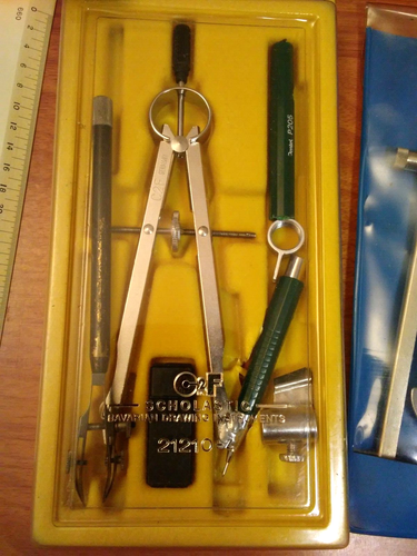 Lot of Vintage Drafting Engineering Tools Central Staedtler Mars Dietzgen - Picture 8 of 18