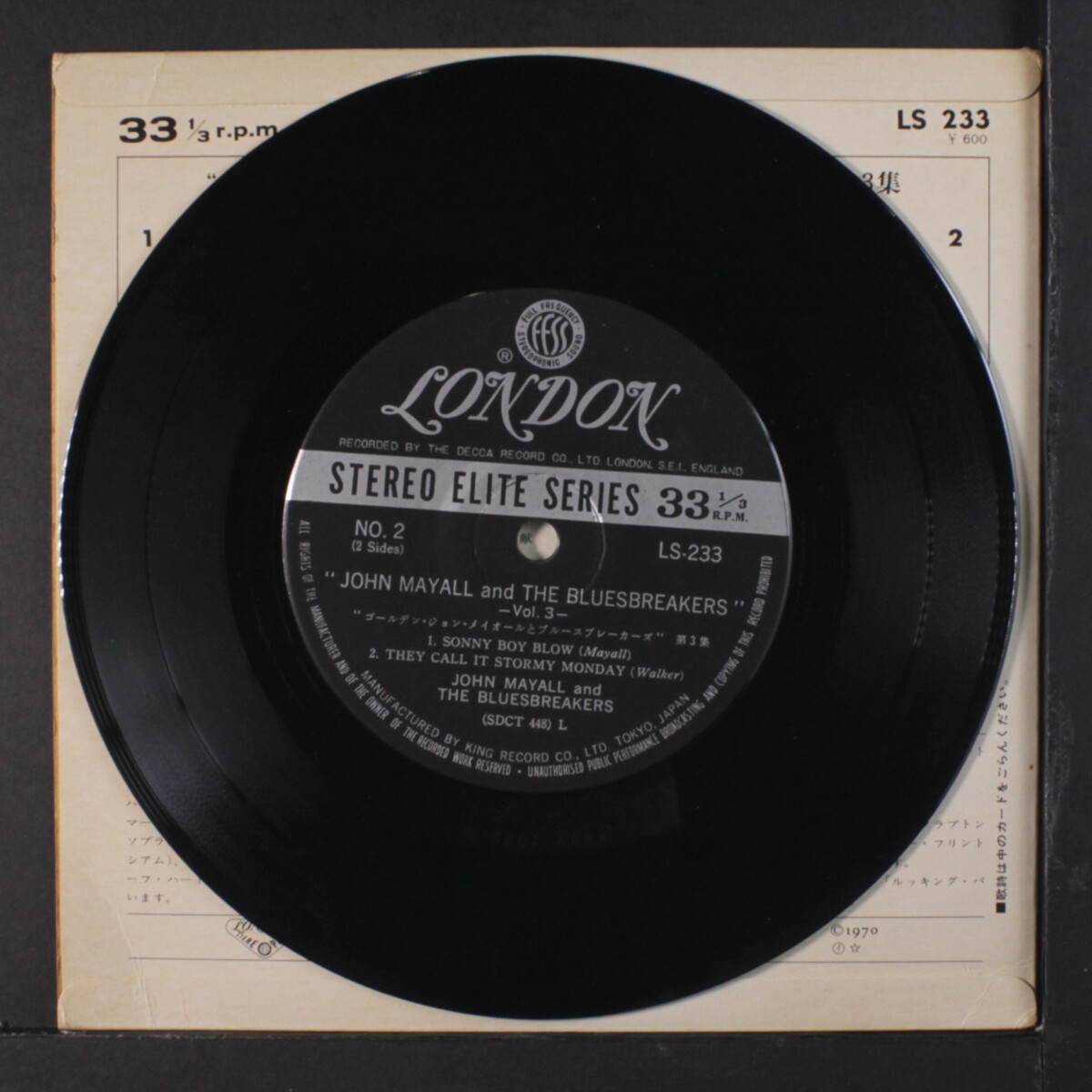 Mayall: Vol. 3 London Records 7 \