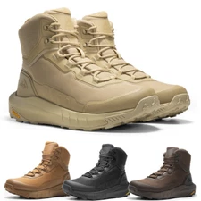 Men's 8Inches Tactical Military Hiking Boots Lightweight Motorcycle Combat Boots