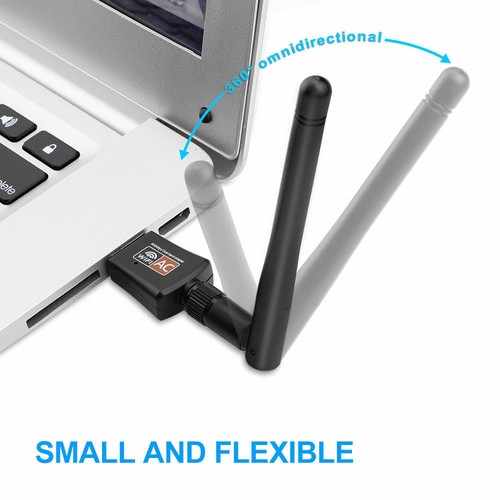 600Mbps USB Wireless Antenna WiFi Dongle Adapter For Windows 2000,XP,Vista,Linux - Picture 5 of 6