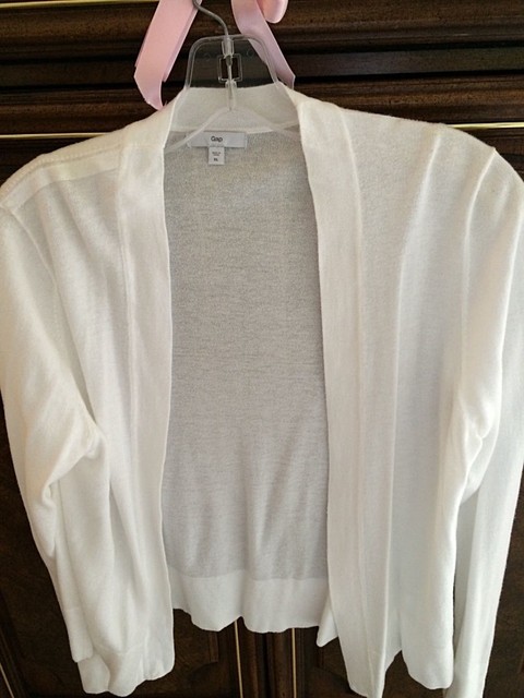 lightweight cream cardigan