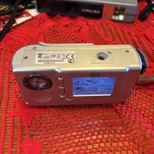 HP PhotoSmart E317 5.0 Megapixel Digital Camera w/ Card + Case - Tested/Work