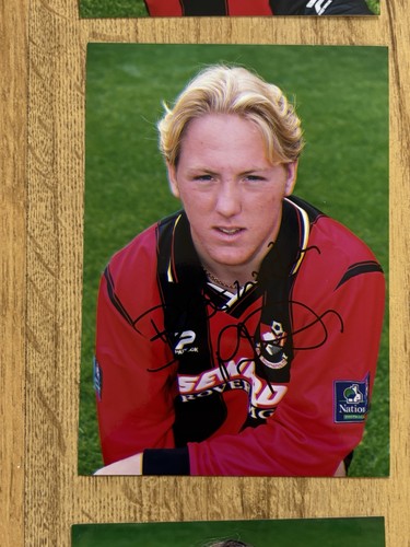 AFC BOURNEMOUTH SIGNED PRESS FOOTBALL PHOTO CLUB CARDS X19 AUTOGRAPHED - Picture 6 of 21
