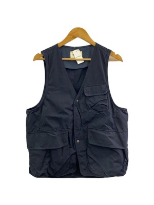 BEAMS BOY weather cloth hunting Vest navy Used | eBay