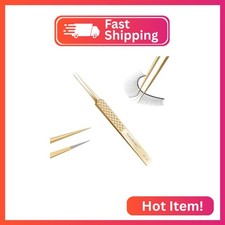 NAGARAKU Precision Fiber Tip Tweezer for Eyelash Extensions Diamond Handle 5cm S