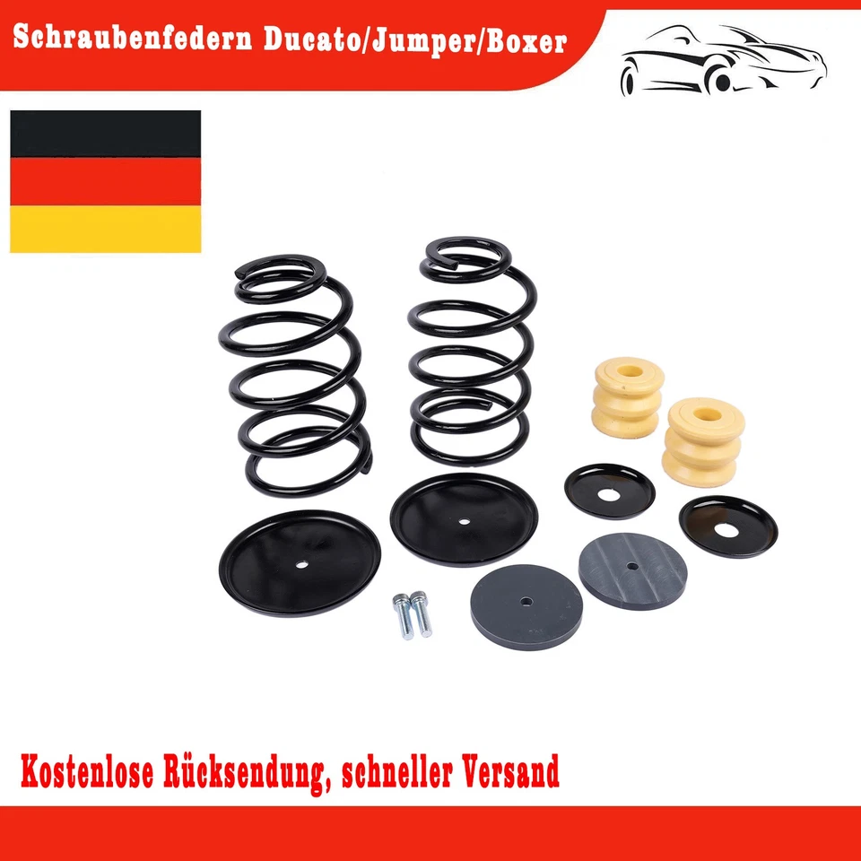 Zusatzschraubenfedern Hinterachse für Fiat Ducato Jumper Boxer ab 2006 001.EC302 - Bild 2 von 4