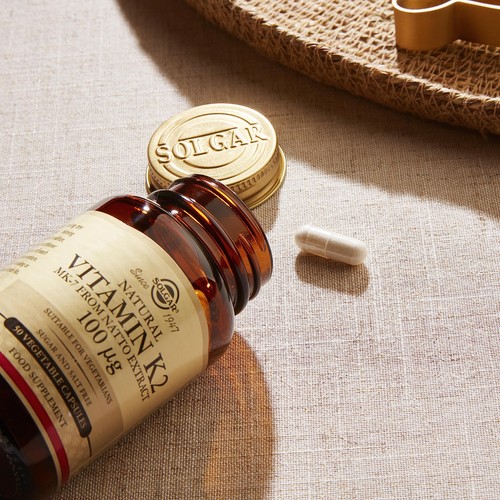 Solgar Vitamin K2 MK7 100mcg pflanzliche Kapseln unterstützt die Knochengesundheit natürlich - Bild 5 von 7