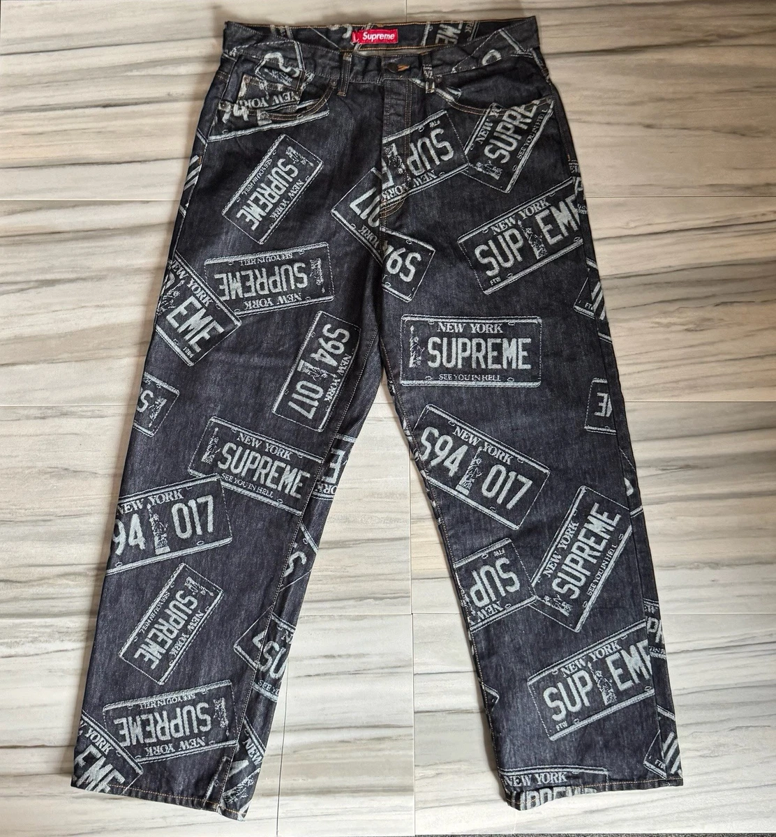 Supreme Regular 34 Size Jeans for Men for sale | eBay