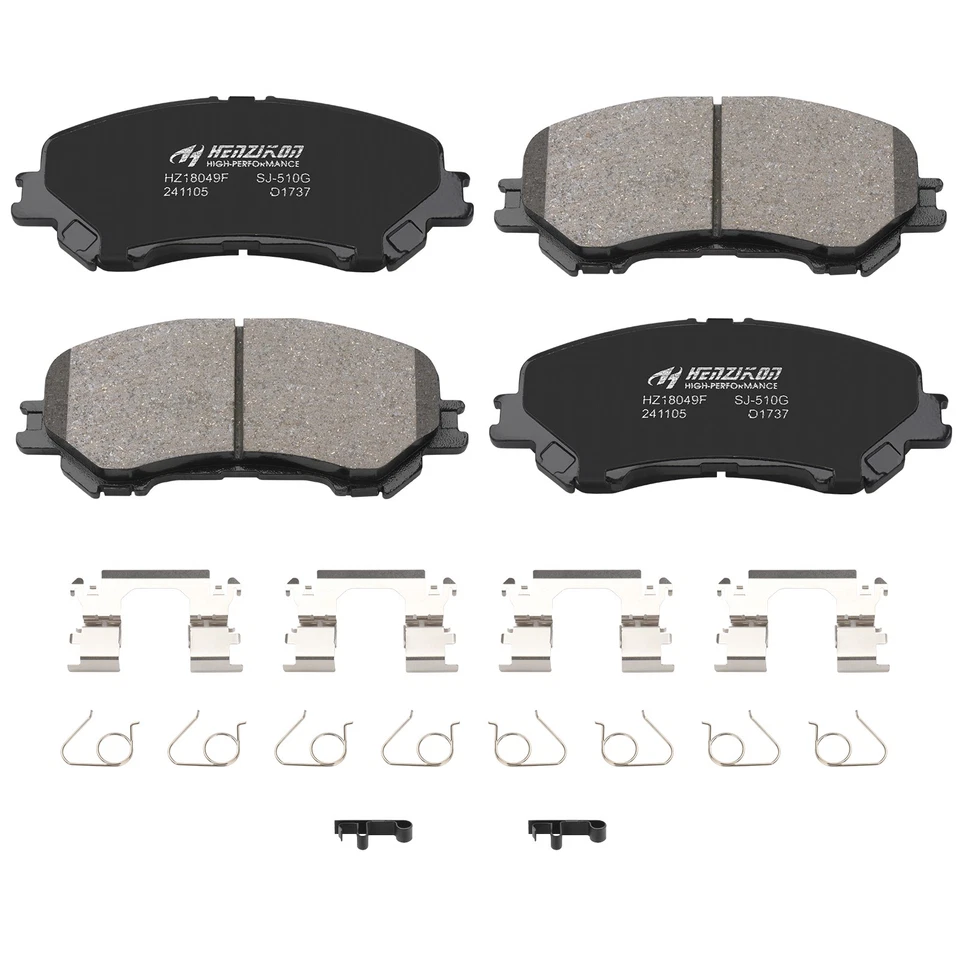 Front and Rear Ceramic Disc Brake Pads For 2014 - 2020 Nissan Rouge, Rogue Sport - Image 4 of 4