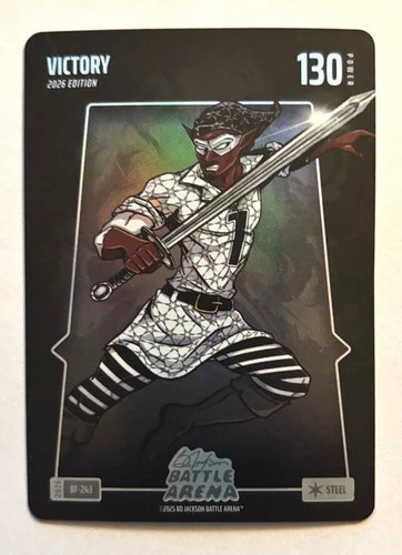 2026 Bo Jackson Battle Arena Victory Victor Wembanyama Battlefoil Steel Bf-243