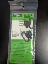 Uncle Mikes 1403-2 Quick Detachable Super Swivels for QD Bases, 1