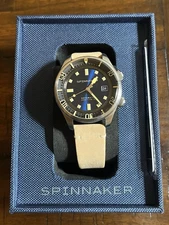 Spinnaker Bradner Blue Dial Brown Leather Strap Men's Watch SP-5062-05