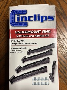 Cinclips Undermount Sink Support And Repair Clips