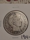 1914-S Barber Half Dollar