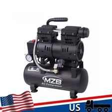 110V/60Hz 1.0HP 5.65CFM,2.4 Gallon Quiet Air Compressor ,MAX 115PSI Steel Tanks