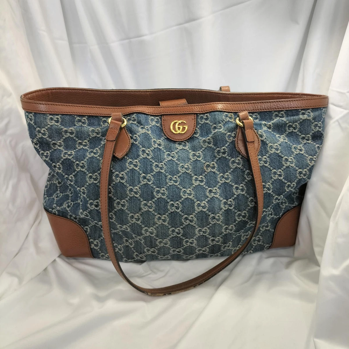 Gucci Denim Exterior Tote Bags & Handbags for Women for sale | eBay