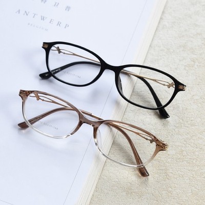 Korea Style Oval TR90 Spectacles Clear Lens Light Eyewear Women Eyeglasses Frame
