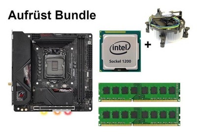 Bundle ASRock Z590 Phantom Gaming-ITX/TB4 + Intel Celeron / Pentium + 8GB - 32GB