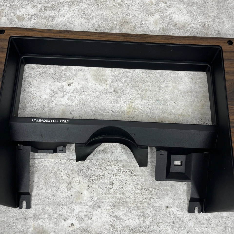 Juego de molduras de tablero Dodge Dakota 1987-1996 bisel de racimo grano de madera OEM Foto 3 de 4